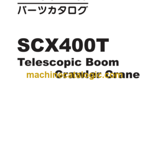 Hitachi CX040-0601- Telescopic Boom Crawler Crane Parts Catalog