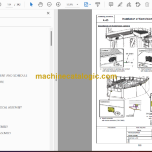 Komatsu PC2000-11 Hydraulic Excavator Field Assembly Instruction (GEN00271-00)