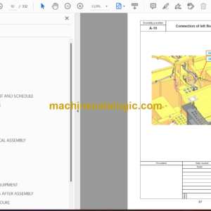 Komatsu PC2000-8 Hydraulic Excavator Field Assembly Manual (GEN00060-13)