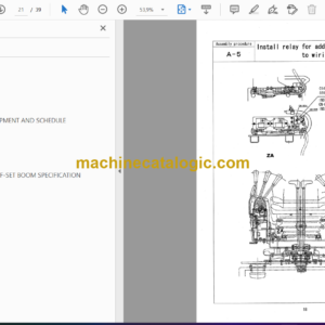 Komatsu PC400LC-6 Hydraulic Excavator Field Assembly Instruction (GEN00007-00)