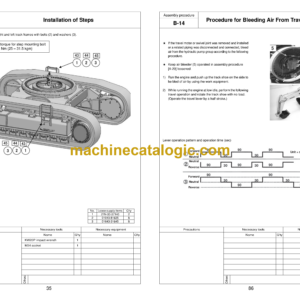 Komatsu PC1250-8R PC1250SP-8R Hydraulic Excavator Field Assembly Manual (GEN00118-01)