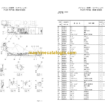 Hitachi CX040-0601- Telescopic Boom Crawler Crane Parts Catalog
