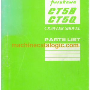 Hitachi CT5B, CT5Q Crawler Shovel Parts Catalog