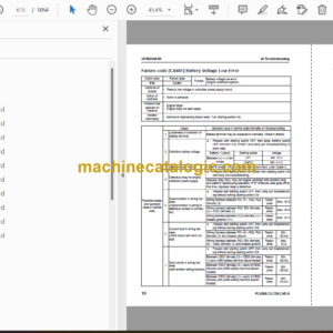 Komatsu PC450-8P PC450LC-8 PC450LCD-8 PC450LCHD-8 Hydraulic Excavator Shop Manual (UEN02223-02)