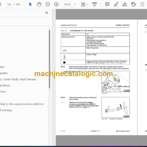 Komatsu PC5500-11 T4 Hydraulic Mining Shovel Assembly Manual (AM-15181up-xD-GB-2)