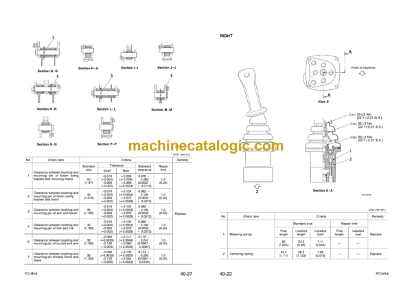 Komatsu PC15R-8 Hydraulic Excavator Shop Manual (WEBM002800)