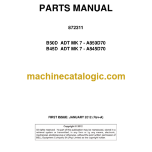 BELL B45D B50D - MK 7 Parts Manual