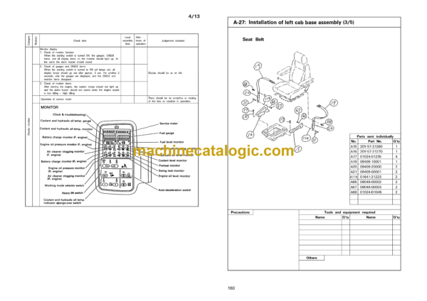 Komatsu PC1800-6 Galeo Field Assembly Manual (SEAW003503)