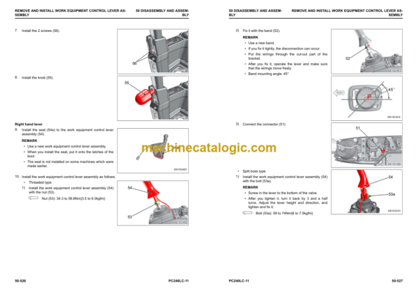 Komatsu PC240LC-11 Hydraulic Excavator Shop Manual (SEN06737-C8)