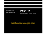 Komatsu PC01-1A Hydraulic Excavator Shop Manual (SEN02688-02)