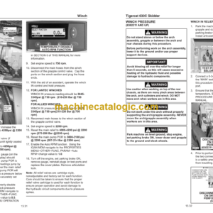 Tigercat 630C Skidder Service Manual (6302001 – 6303000) (21322A)