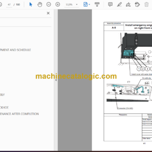 Komatsu PC1250-11 PC1250LC-11 PC1250SP-11 Hydraulic Excavator Field Assembly Manual (GEN00168-06)