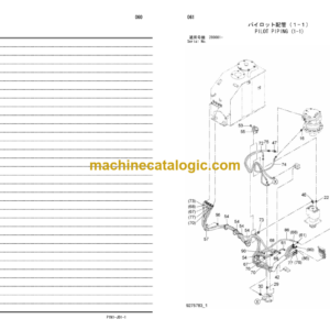 Hitachi 60D JD Spec. Hydraulic Excavator Parts Catalog