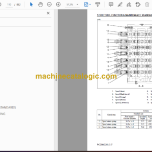 Komatsu PC200LC-7L PC220LC-7L Hydraulic Excavator Shop Manual (CEBM005806)