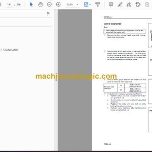 Komatsu PC01-1A Hydraulic Excavator Shop Manual (SEN02688-02)