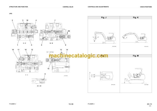 Komatsu PC26MR-3 Hydraulic Excavator Shop Manual (WEBM007901)