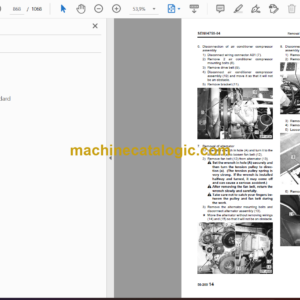 Komatsu PC160LC-8 Hydraulic Excavator Shop Manual (SEN04566-16)