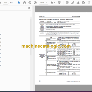 Komatsu PC160LC-7E0 PC180LC-7E0 PC180NLC-7E0 Hydraulic Excavator Shop Manual (UEN01892-04)