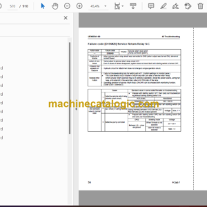 Komatsu PC340LC-7 PC340NLC-7 Galeo Hydraulic Excavator Shop Manual (UEN00262-00)