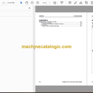 Komatsu PC490HRD-11E0 Hydraulic Excavator Shop Manual (UENBM00600)