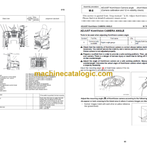 Komatsu PC360LC-11 Hydraulic Excavator Field Assembly Instruction (GEN00132-06)