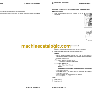 Komatsu PC360LC-11 PC360NLC-11 Hydraulic Excavator Shop Manual (UENBM00390)