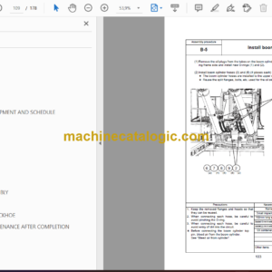 Komatsu PC1250-11 PC1250LC-11 PC1250SP-11 Hydraulic Excavator Field Assembly Manual (GEN00168-04)