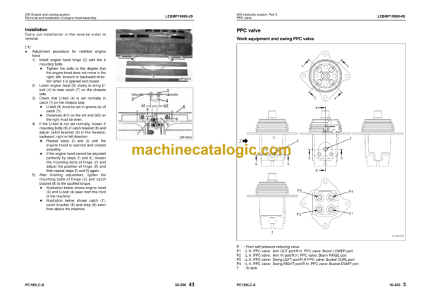 Komatsu PC195LC-8 Hydraulic Excavator Shop Manual (LEBMP19802)