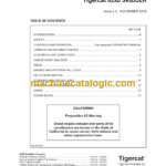 Tigercat 635D Skidder Service Manual (6351001 - 6351500) (33284A)