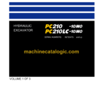 Komatsu PC210-10M0, PC210LC-10M0 Hydraulic Excavator Shop Manual (SEN06701-00-NI-01-DSO-00)