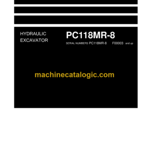 Komatsu PC118MR-8 Hydraulic Excavator Shop Manual (WEBM008700)