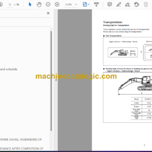 Komatsu PC360LC-10 Hydraulic Excavator Field Assembly Instruction (GEN00110-02)