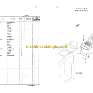 Hitachi CX550-C Crawler Crane Parts Catalog and Diagrams