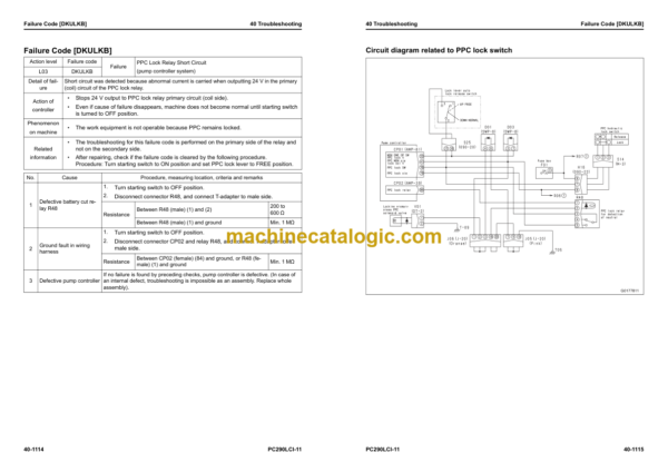 Komatsu PC290LCi-11 Hydraulic Excavator Shop Manual (SEN06881-06)