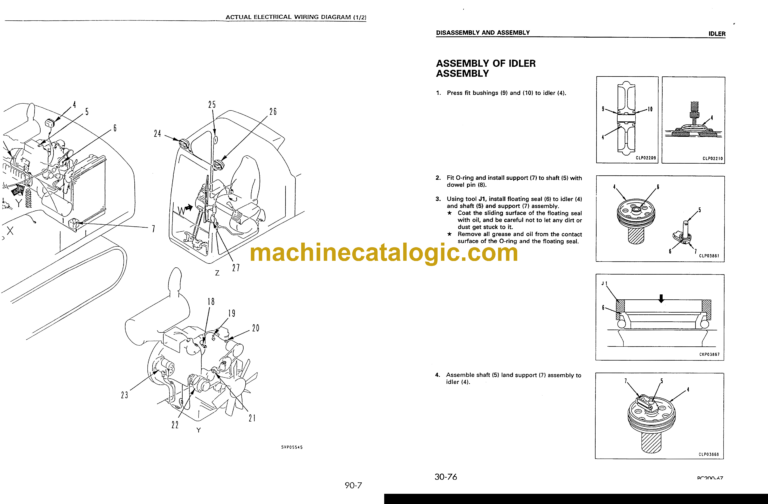 Komatsu PC200LC-6 Hydraulic Excavator Shop Manual (SEBM010202)