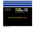 Komatsu PC210-10M0 Hydraulic Excavator Shop Manual (SEN06701-00-NI-01)