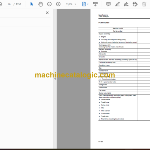 Komatsu PC800-8E0 PC800LC-8E0 PC800SE-8E0 PC850-8E0 PC850SE-8E0 Hydraulic Excavator Shop Manual (SEN05276-11)