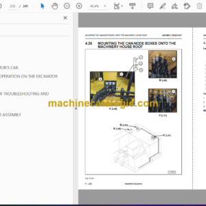 Komatsu PC4000-6 Hydraulic Mining Shovel Assembly Manual (AM08237TIER2up-EN-4)