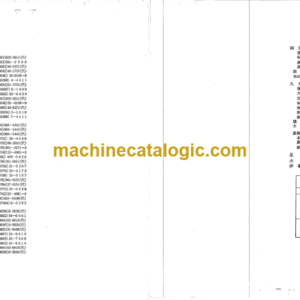 Hitachi E60 Parts Catalog Chinese