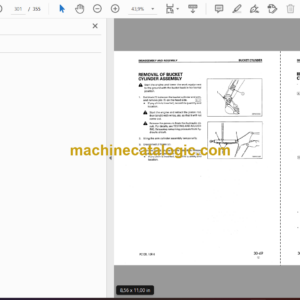 Komatsu PC12R-8 PC15R-8 Hydraulic Excavator Shop Manual (SEBM013103)