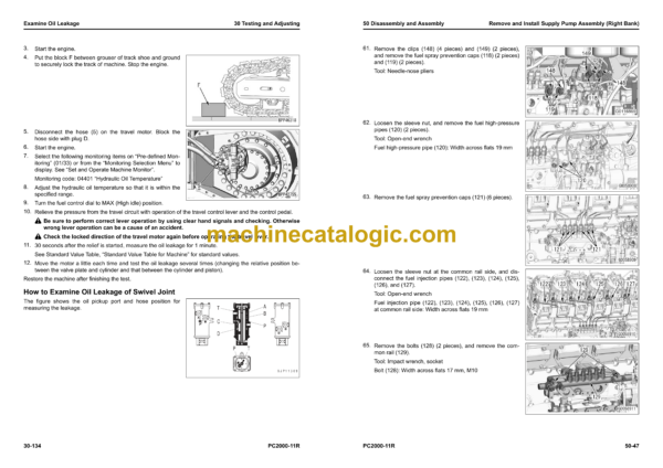 Komatsu PC2000-11R Hydraulic Excavator Shop Manual (SEN06823-07)