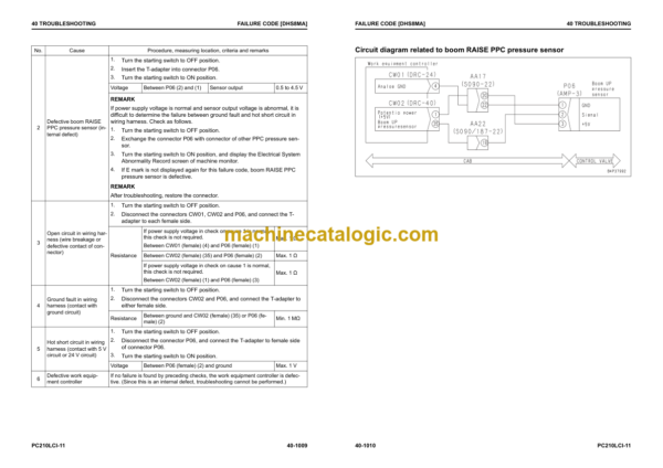 Komatsu PC210LCi-11 Hydraulic Excavator Shop Manual (SEN06877-05)