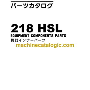 Hitachi 218HSL Inner Parts Catalog