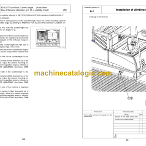 Komatsu PC490LC-11 Hydraulic Excavator Field Assembly Manual (GEN00126-07)