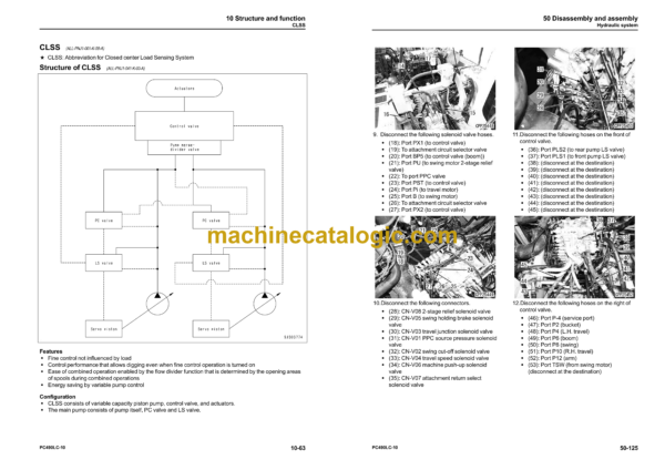 Komatsu PC490LC-10 Hydraulic Excavator Shop Manual (SEN05622-11)