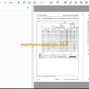 Komatsu PC4000-11 T2 Hydraulic Excavator Shop Manual (08237-xD-GB-2) (SN 08267 08271 08273)