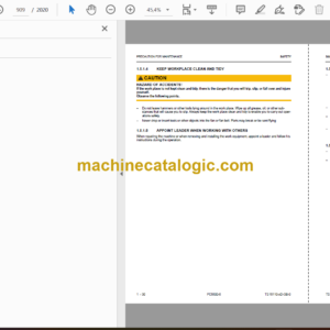 Komatsu PC5500-6 Hydraulic Excavator Shop Manual (15110-xD-GB-0b)