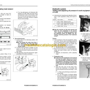 Komatsu PC228US-8 PC228USLC-8 Hydraulic Excavator Shop Manual (UEN05331-03)