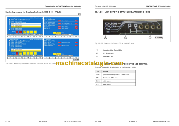 Komatsu PC7000E-6 Hydraulic Excavator Shop Manual (35003-xE-GB-1)