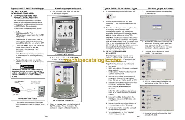 Tigercat LS870C Shovel Logger Service Manual (87001501 - 87002499) (26547A)